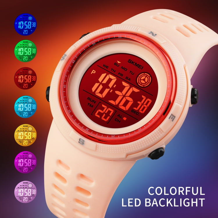 skmei-1773-triplicate-round-led-dual-time-digital-display-colorful-backlight-electronic-watchblack-white